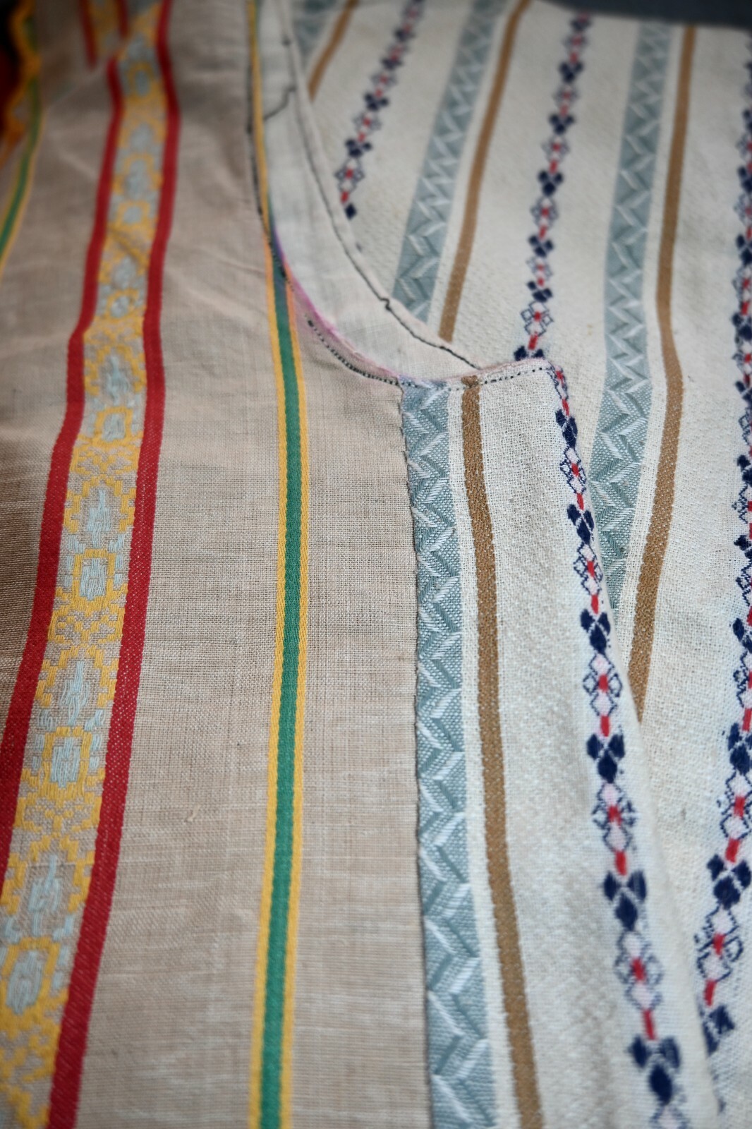 Antique Ottoman Anatolian Vintage Multi-Color Nomad Ethnical Waistcoat Vest 1950
