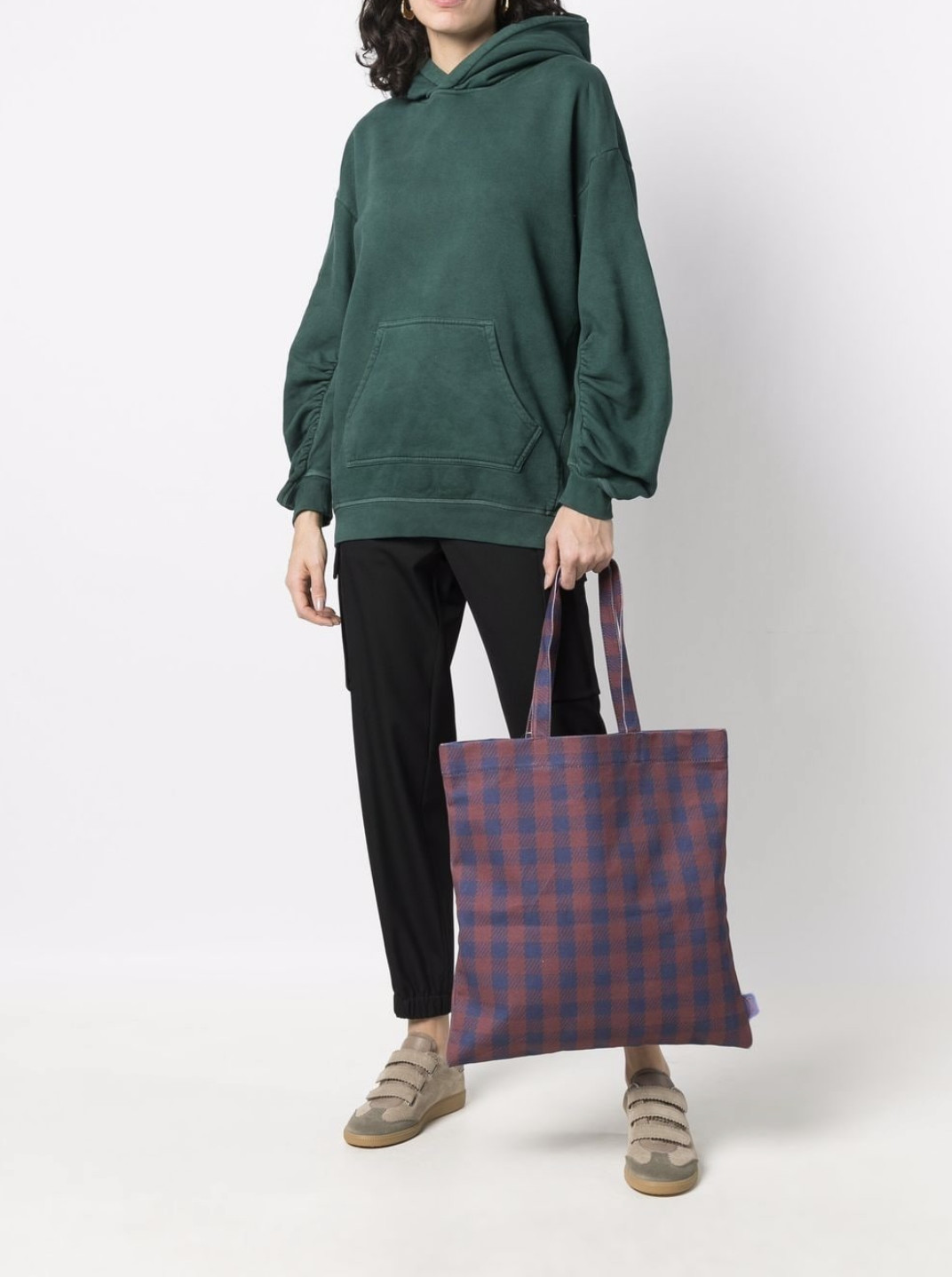 LEVI’S MADE AND CRAFTED WOMEN’S LONG SLEEVE ARBOR GREEN OVERSIZED HOODIE Sz L