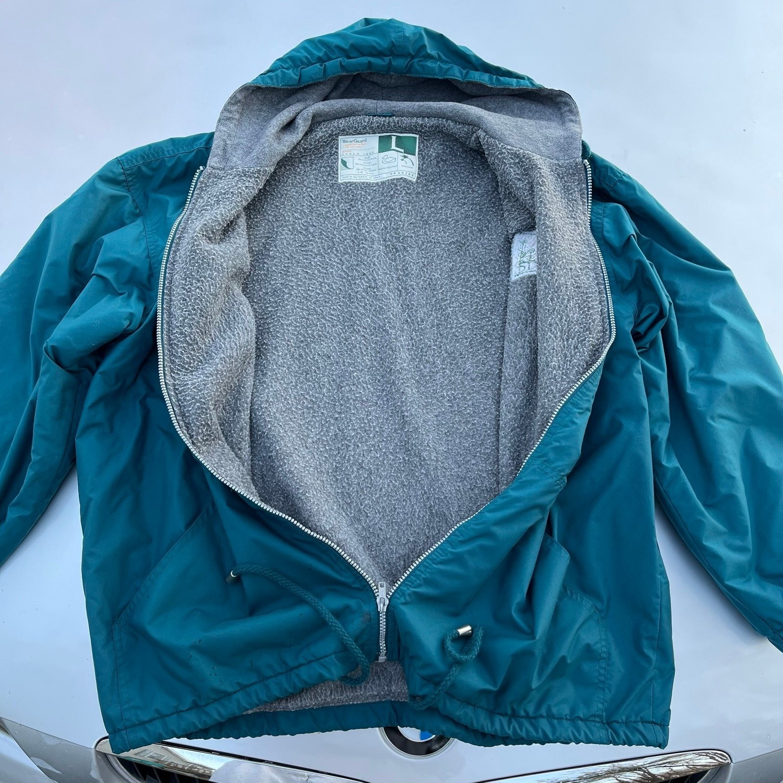 Vintage WearGuard great gardens of Oman Hooded zip up jacket