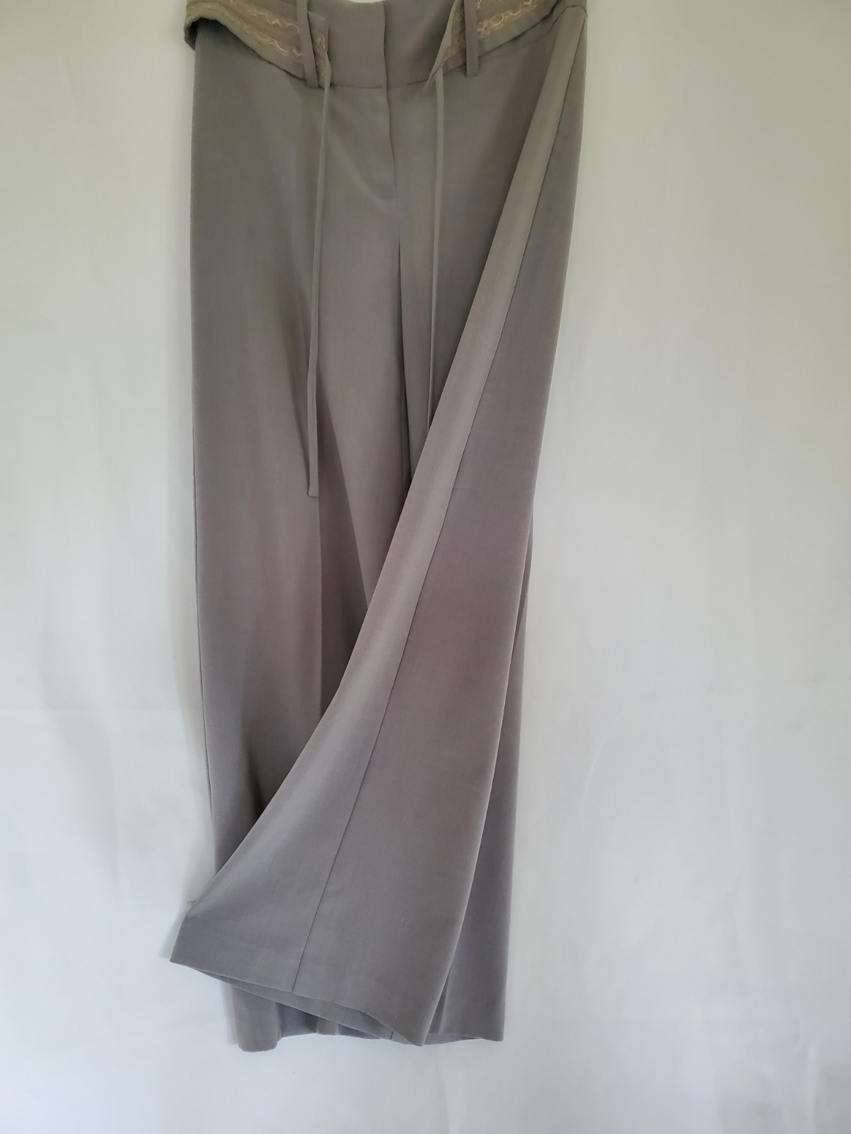 🗽D.E.A. NEW YORK🗽 Wide Leg Extra Baggy Gray Vintage Dress Pants Slacks Wm’Sz 8