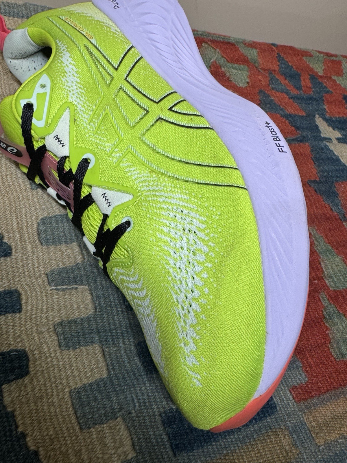 ASICS Gel Cumulus 25 ‘Lime Zest’ Men’s Size 11.5 1011B621300 Running Shoes
