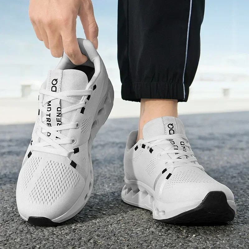 Men’s Running Shoes Cushioned Breathable Comfortable Sports Sneakers Summer