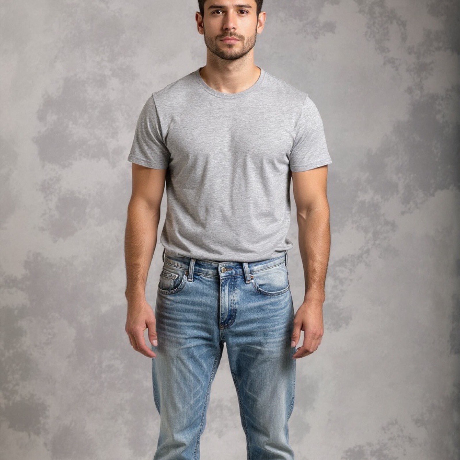 Wrangler Five Star Slim Straight Med Stretch Sz 34X30 Cotton/Polyester/Elastane