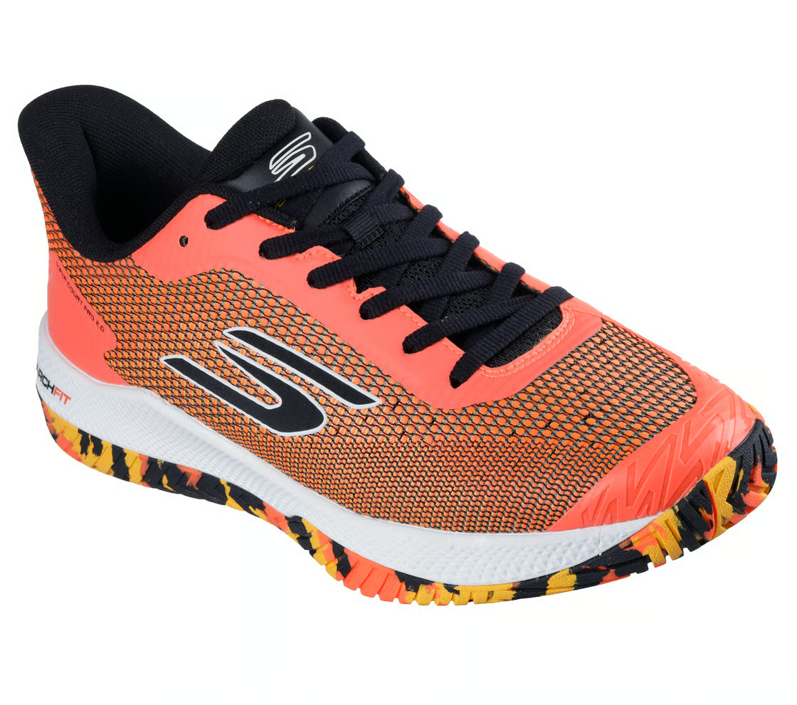 Sketchers Viper Court Pro 2.0 Pickleball Sneakers Shoes Sz 9 Orange 246109 ORG