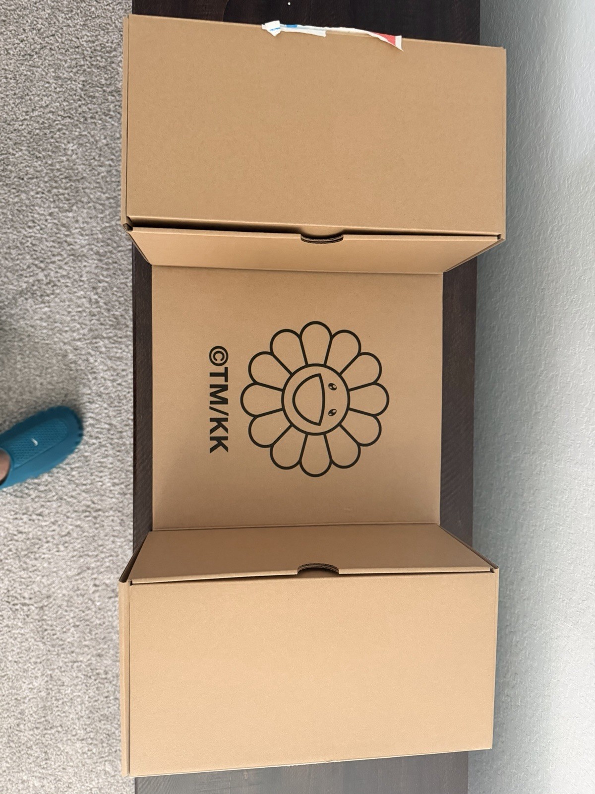 Takashi Murakami Ohana Full-Bloom Slide Sandals Apricot 3D Flower US 12
