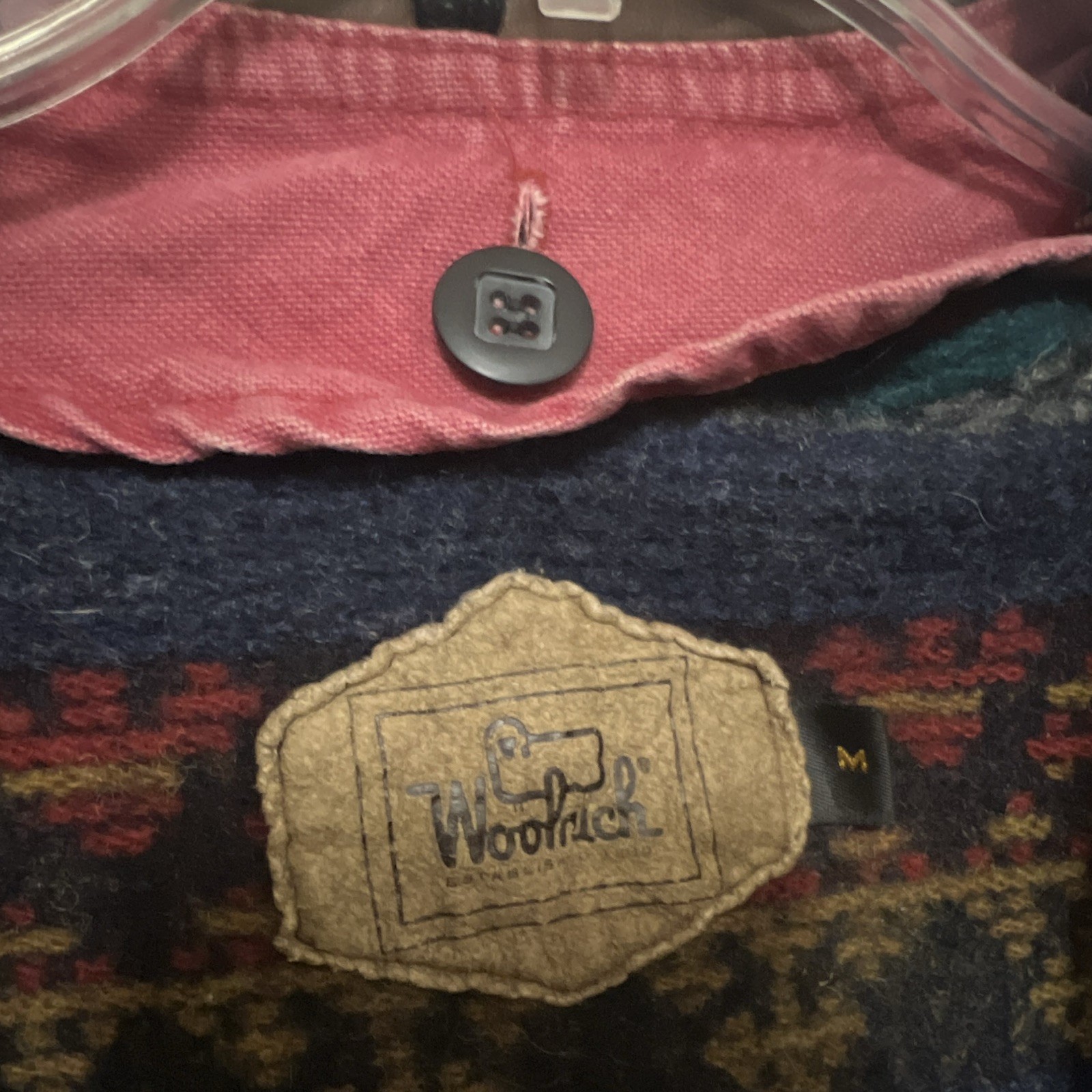 Woolrich Men’s M Field Jacket Removable Wool Lined Large Pockets Made In USA #13