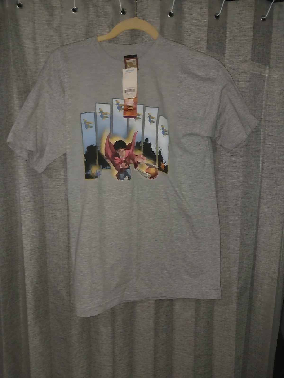 Vintage 2001 Harry Potter Quidditch Movie Promo T-Shirt Mens Sz XL