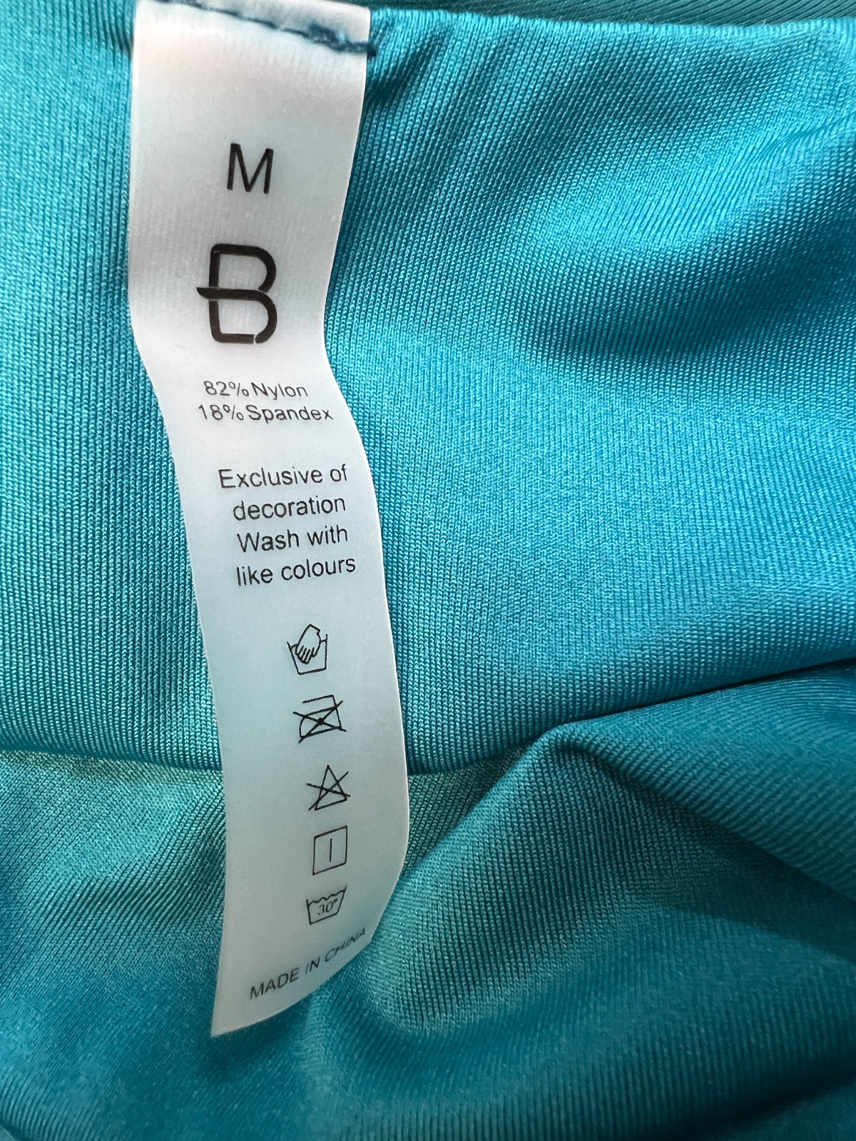 Blooming Jelly Teal High Waisted Bikini Set Size Medium Tummy Control 2 PC NWT