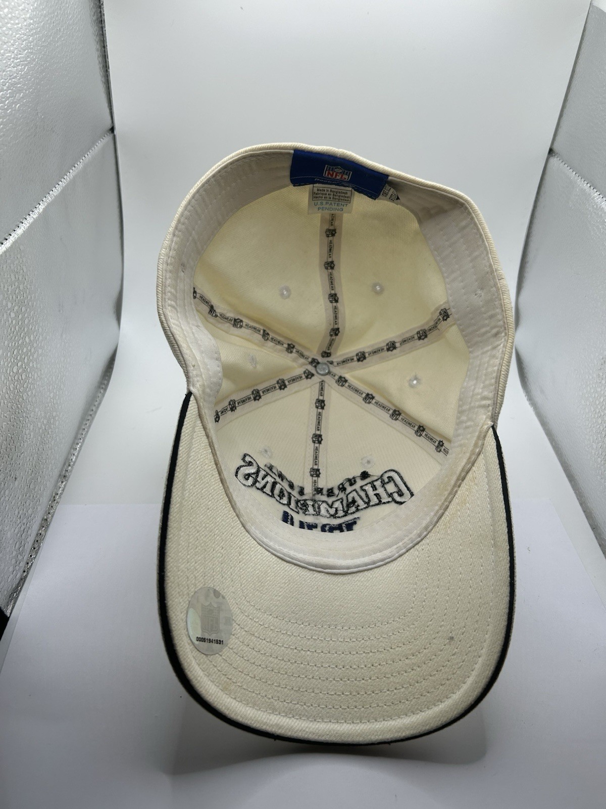 Reebok 2007 NY Giants Super Bowl XLII Flexfit One Size Cap Hat