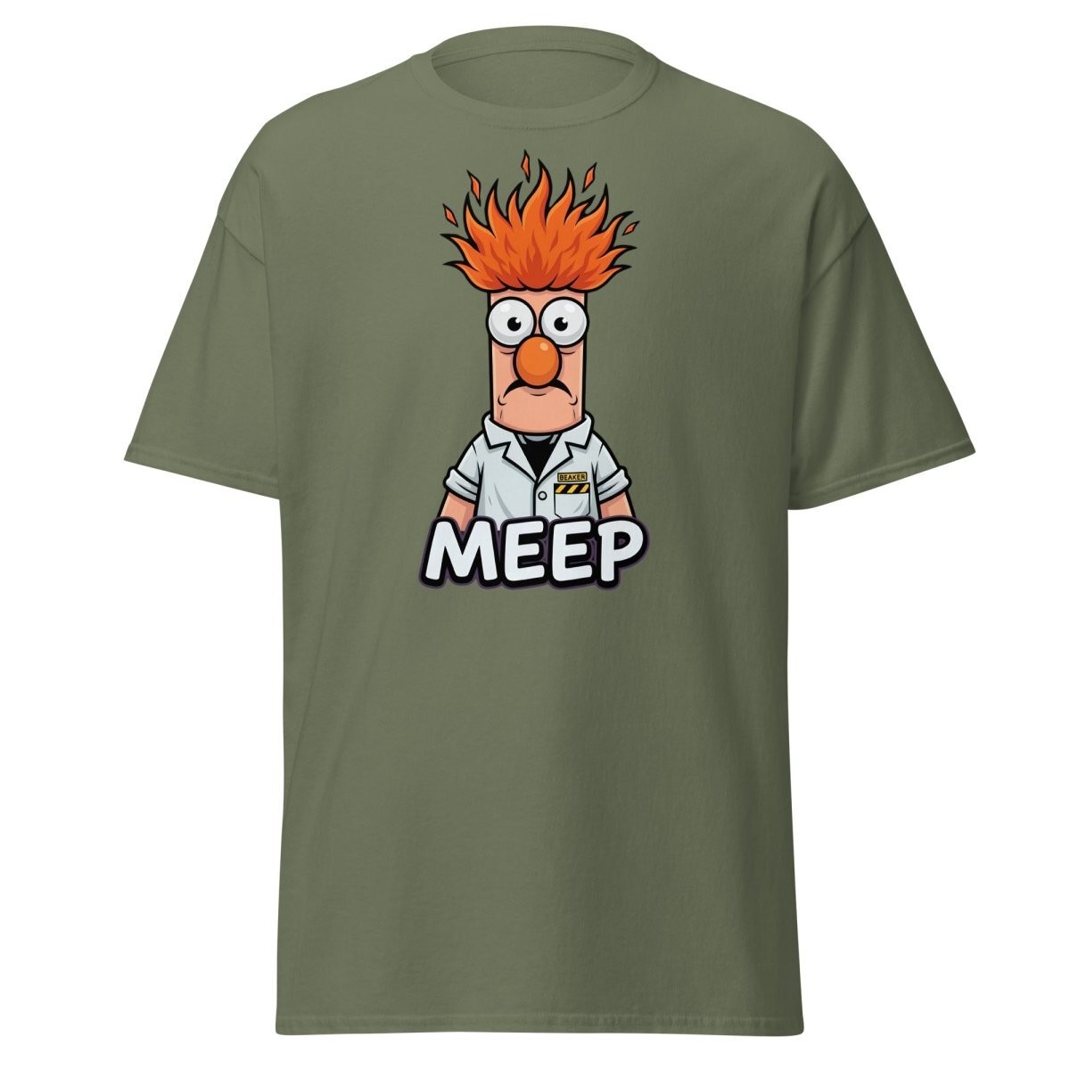 Beaker Muppet Meep T-Shirt – Funny Scientist Cartoon Tee