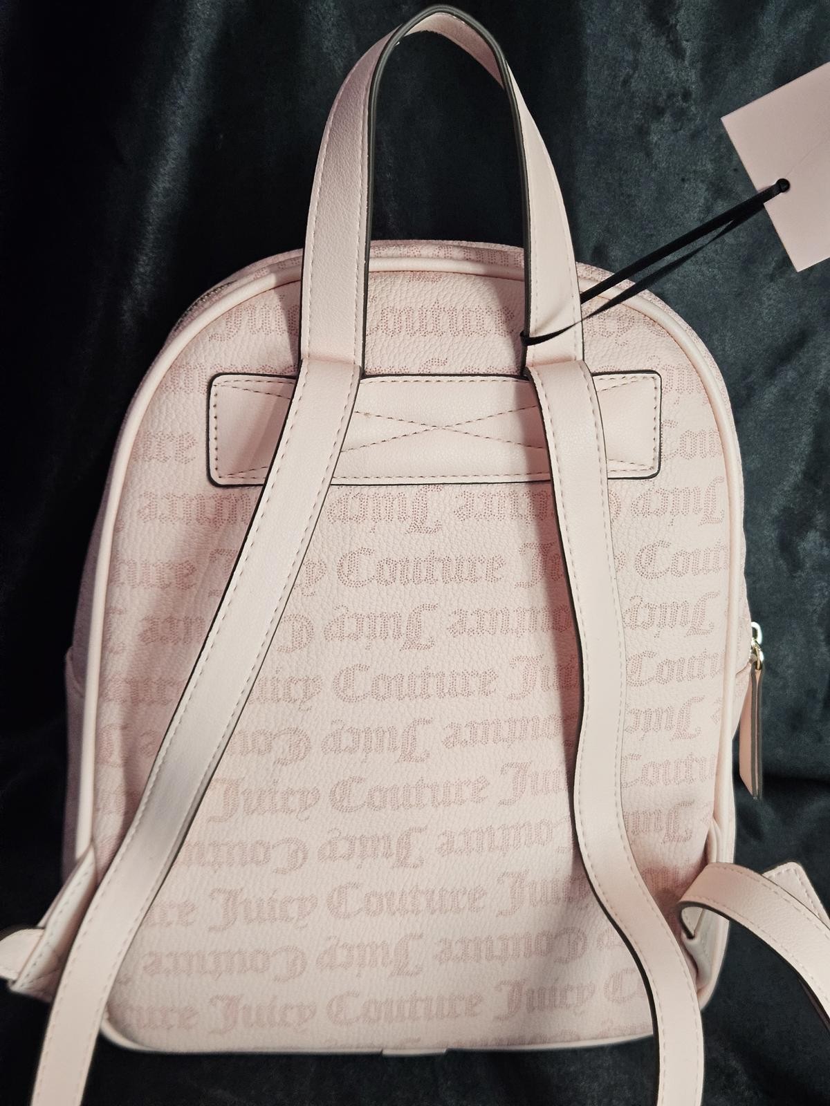 Juicy Couture Pink Good Vibes Mini Backpack NWT Y2K Style Coquette Aesthetic