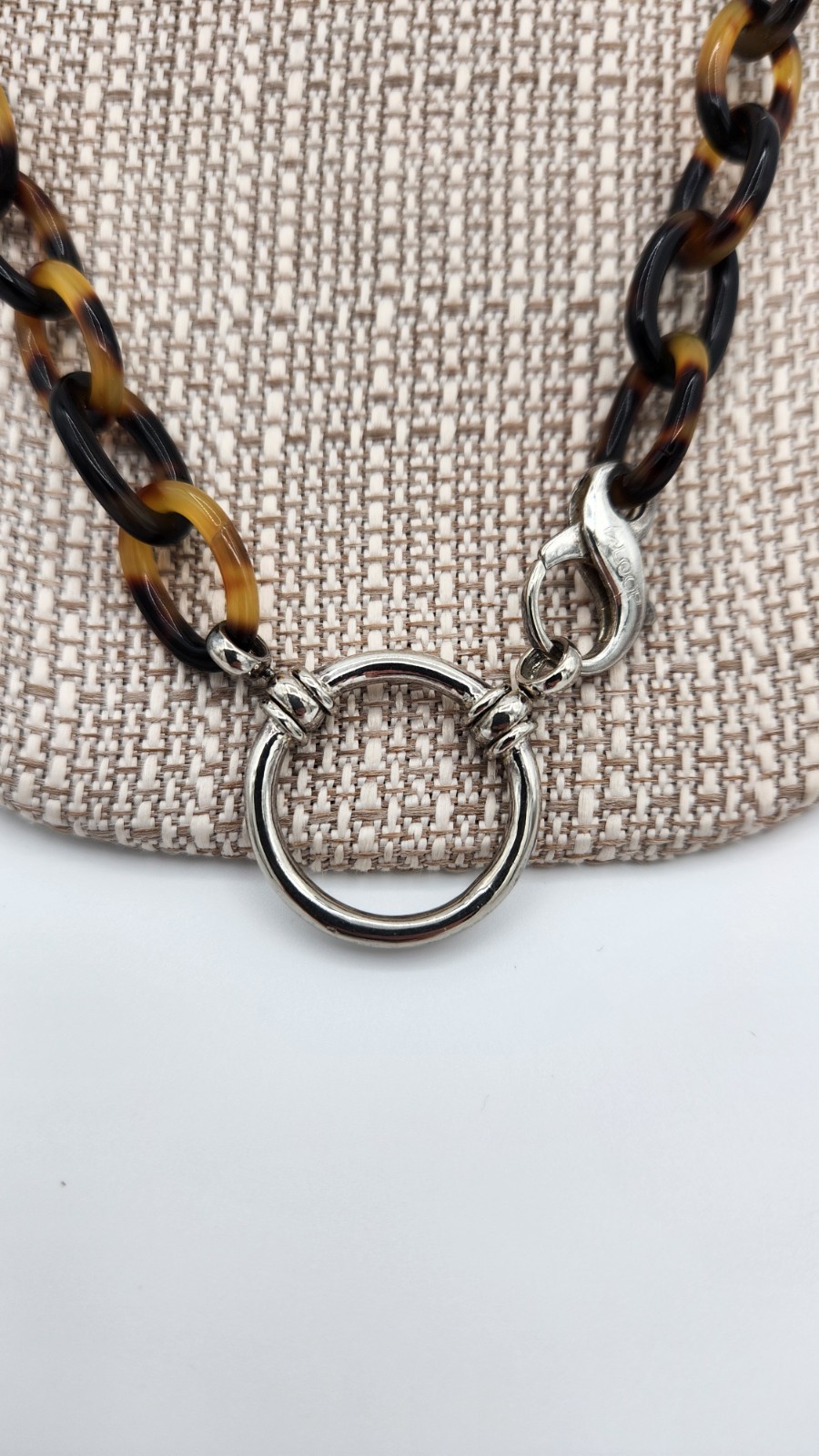La Loop Eyeglass Holder Loop Necklace W/ 925 Clasp “The Tonne Tort” 20 Inches