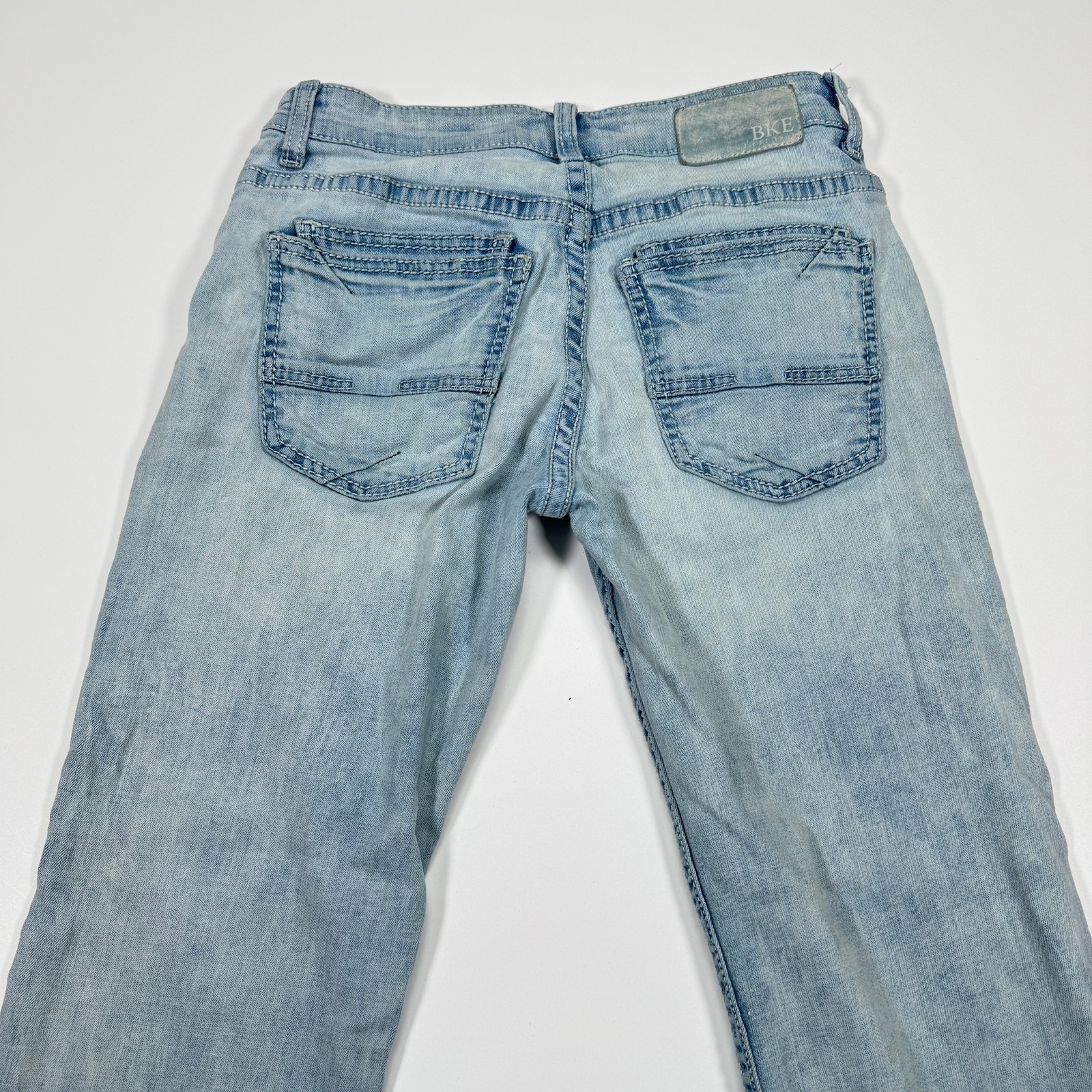 BKE Aiden Slim Bootcut Jeans Men’s 29×30 Fits 27×28 Stretch Denim Buckle