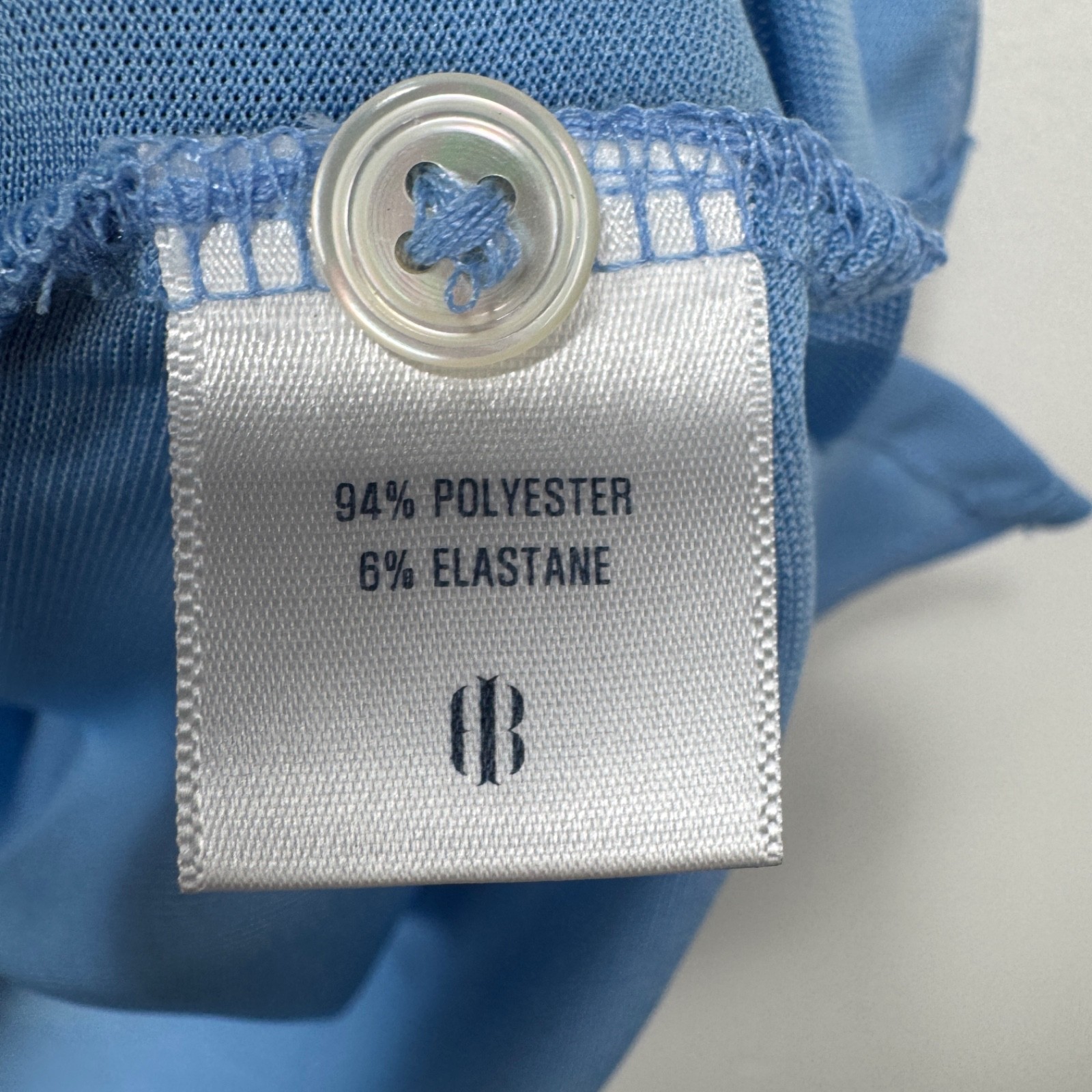 Holderness & Bourne Performance Polo Shirt Men XL Blue Golf Windsor Cutaway