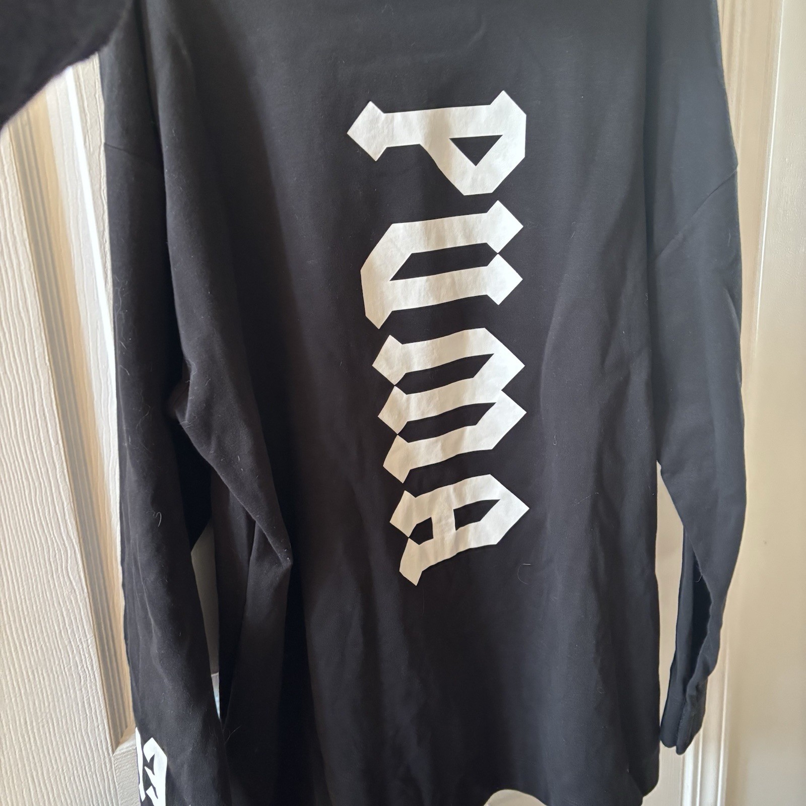 NWT Fenty x Puma by Rihanna Oversized Printed Hoodie Black Hitoshi Nomura LARGE