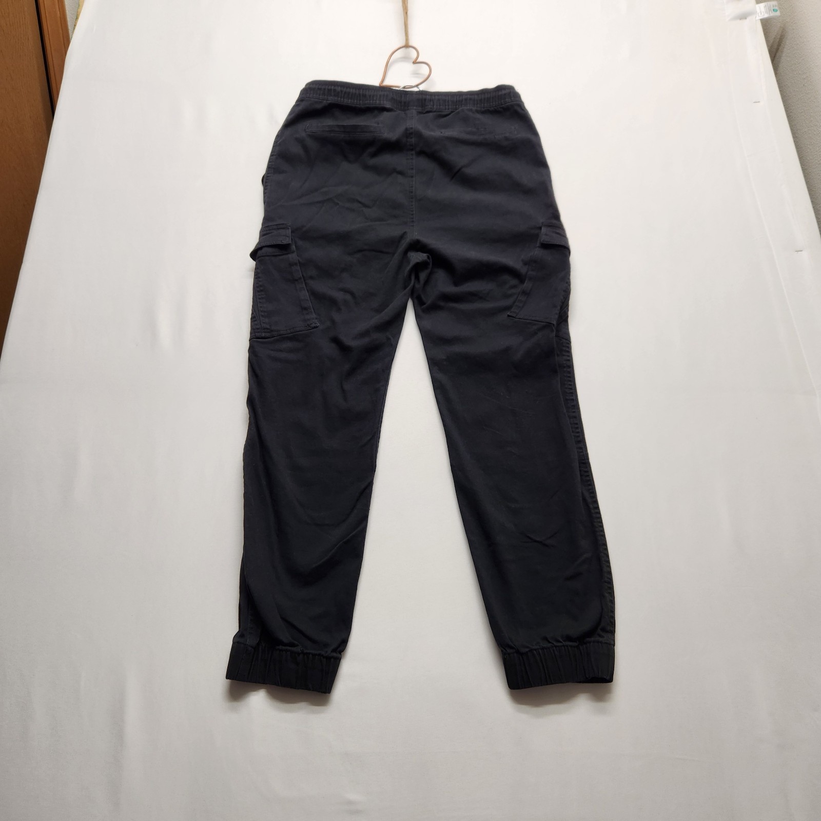 ⭐️WXYZ Los Angeles Black Cargo Jogger Pants Men’s Size M Cotton Stretch Gorpcore