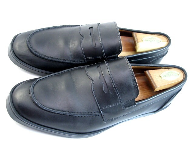 Allen Edmonds “RANDOLPH” Leather Penny Loafer Dress Sneakers 9 EEE Black (488N)