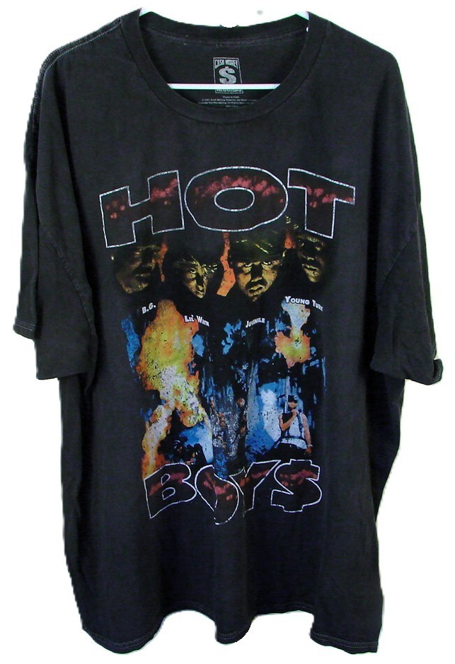 Hot Boys Cash Money Records Lil Wayne Juvenile Turk B.G. T Shirt Men’s Size XXL