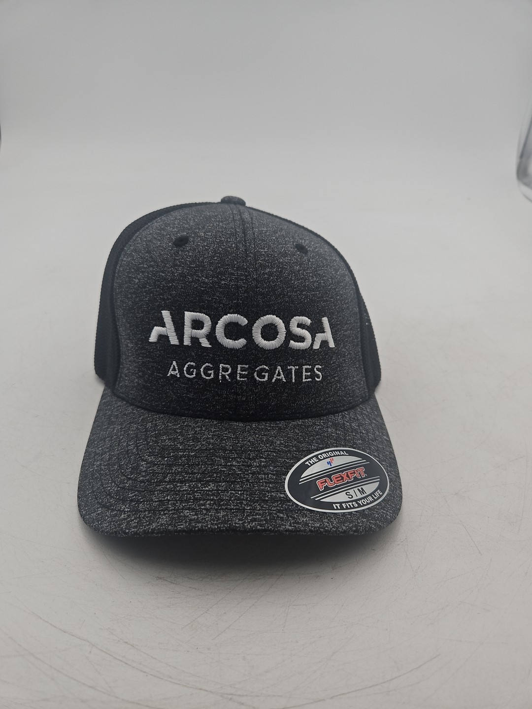 Arcosa Flexfit Hat Small/medium Black And Grey cap