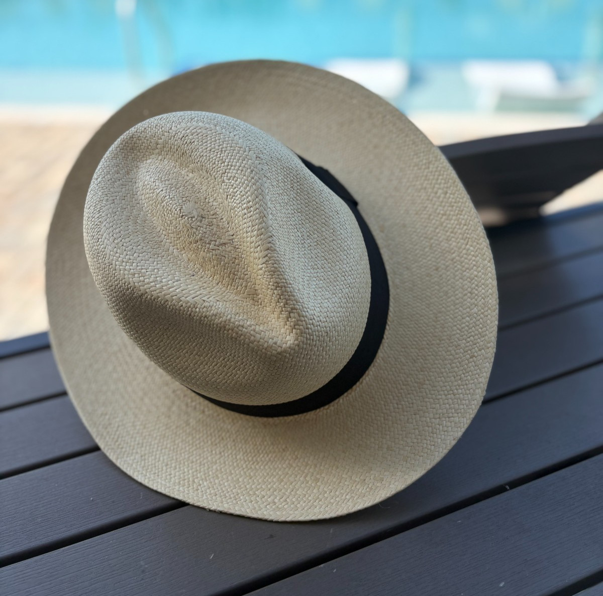 Genuine Panama Hat, 100% Toquilla Straw, Handwovwn in Ecuador, Fedora