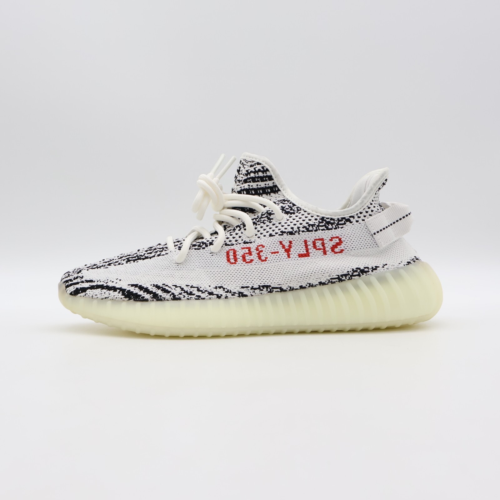 CP9654 Adidas Yeezy Boost 350 V2 Zebra White Black Red