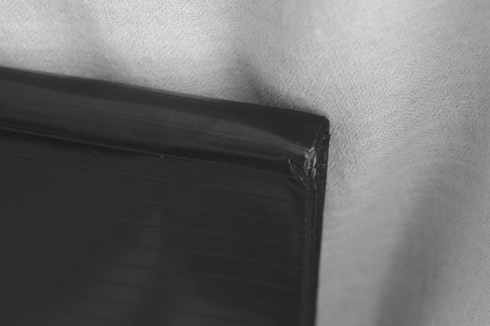 Dior Homme by Hedi Slimane Document Holder/Laptop Case in Glossy Black Leather