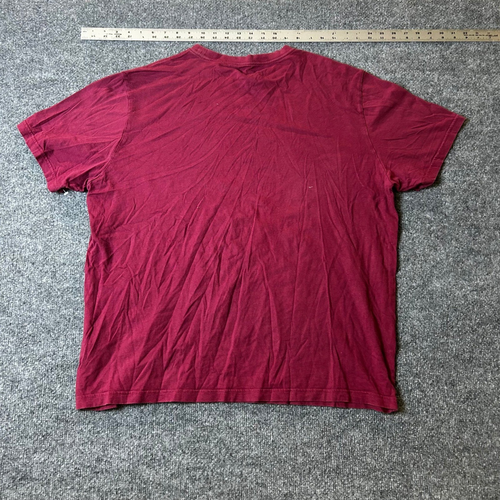 American Eagle T-Shirt Mens Size XL Burgundy Red Super Soft Graphic Eagle Logo