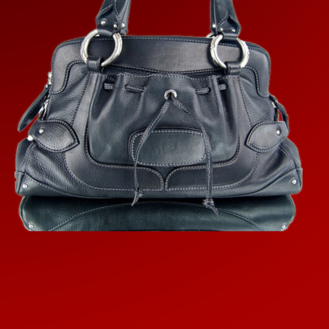 $1,300.00 CESARE PACIOTTI NAPPA LEATHER PURSE HANDBAG BAG HOBO