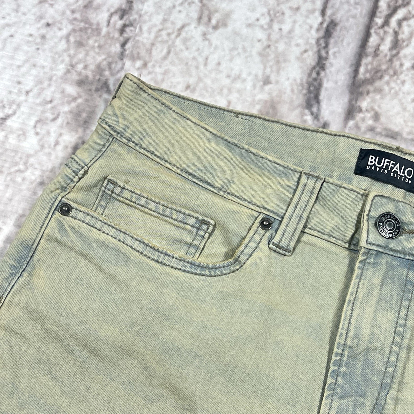 Buffalo David Bitton Driven Jeans Men’s 30×30 Relaxed Straight Dirty Blasted NWT