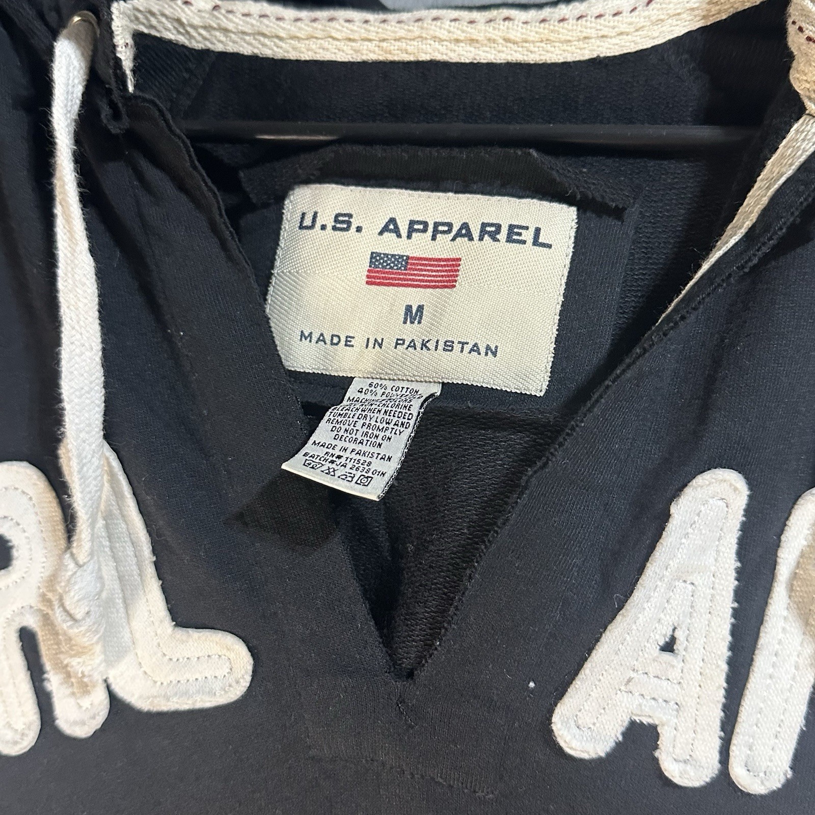 Orlando Sweatshirt U.S. Apparel Women’s Size Medium Black White