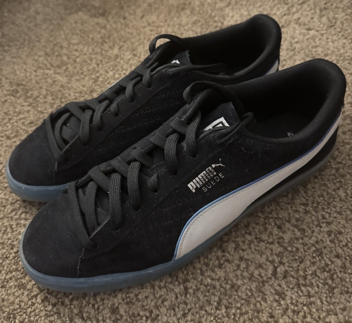 PUMA Suede x PlayStation Men’s Low Top Sneakers Black/White (No original box)