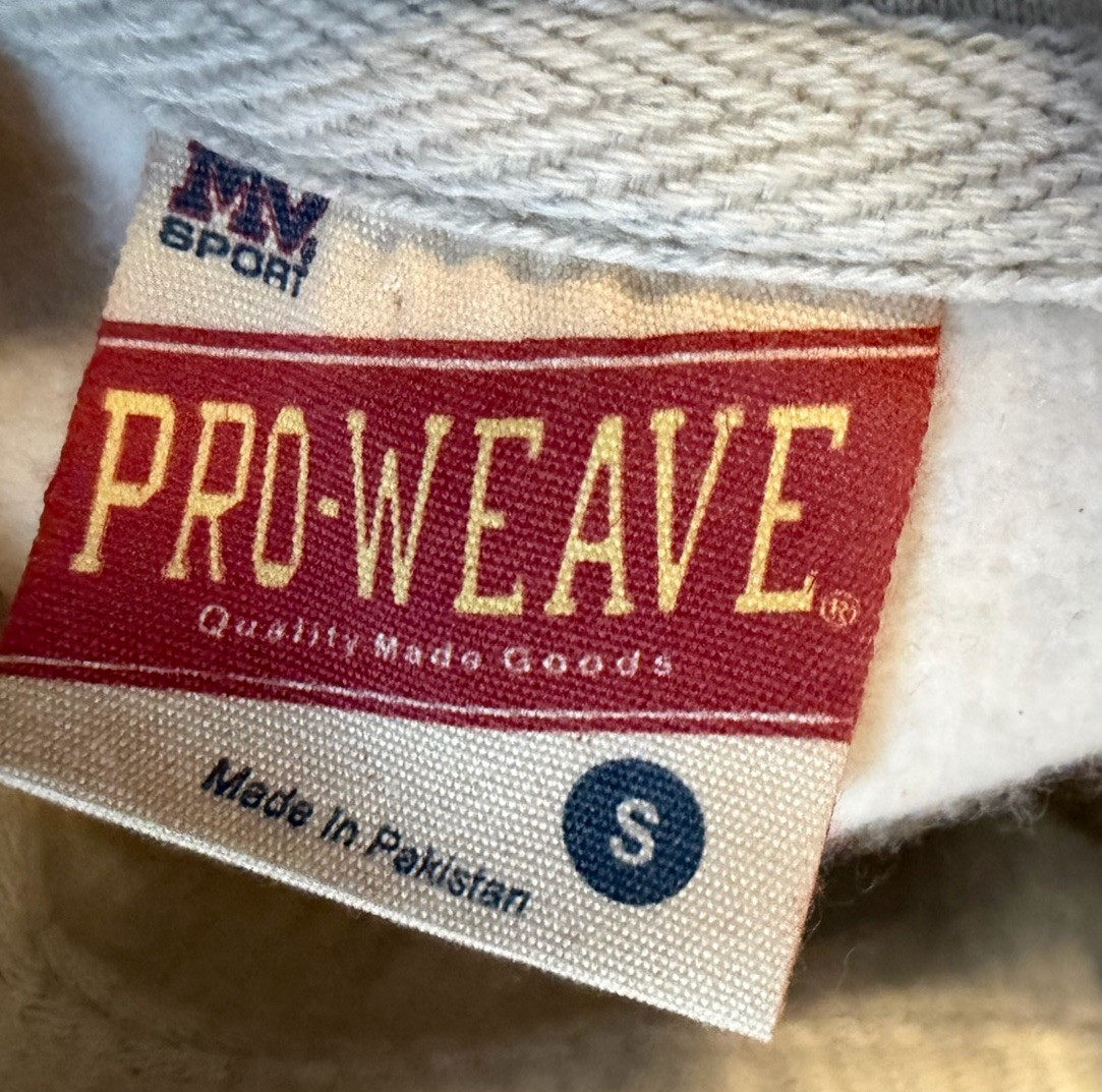 NEW! MV Sport College U.S. Rowing Sweatshirt Mens Small Pro-Weave Crewneck NWT