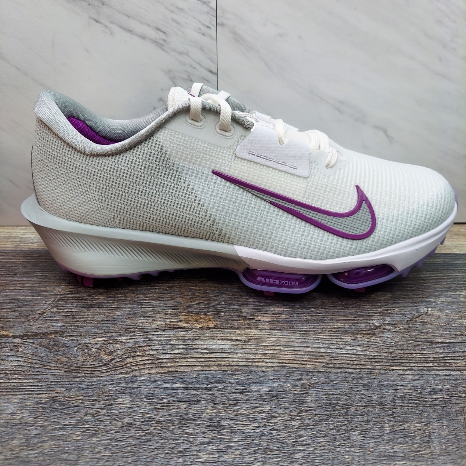 Nike Air Zoom Infinity Tour 2 Next % Golf Shoes Light Grey Purple FD0217 SZ 8.5