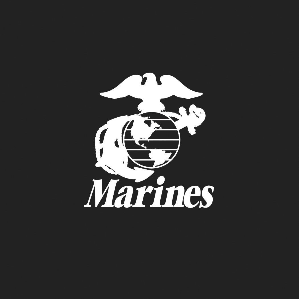 Black USMC Marines Pain Is Weakness Leaving The Body T-Shirt Double Sided Tee