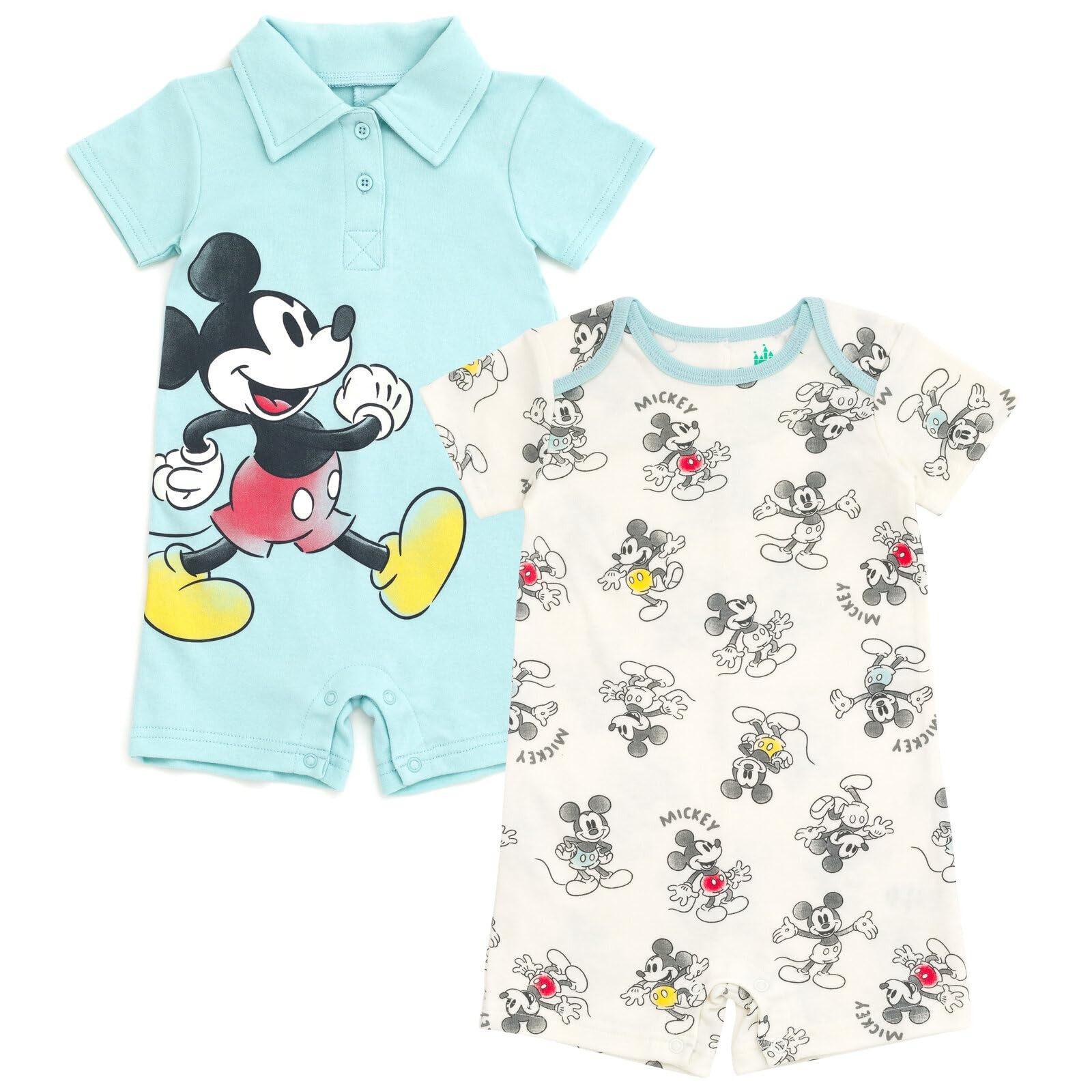 Disney Mickey Mouse Infant Baby Boys 2 24 Months, Blue / White / Big Pose