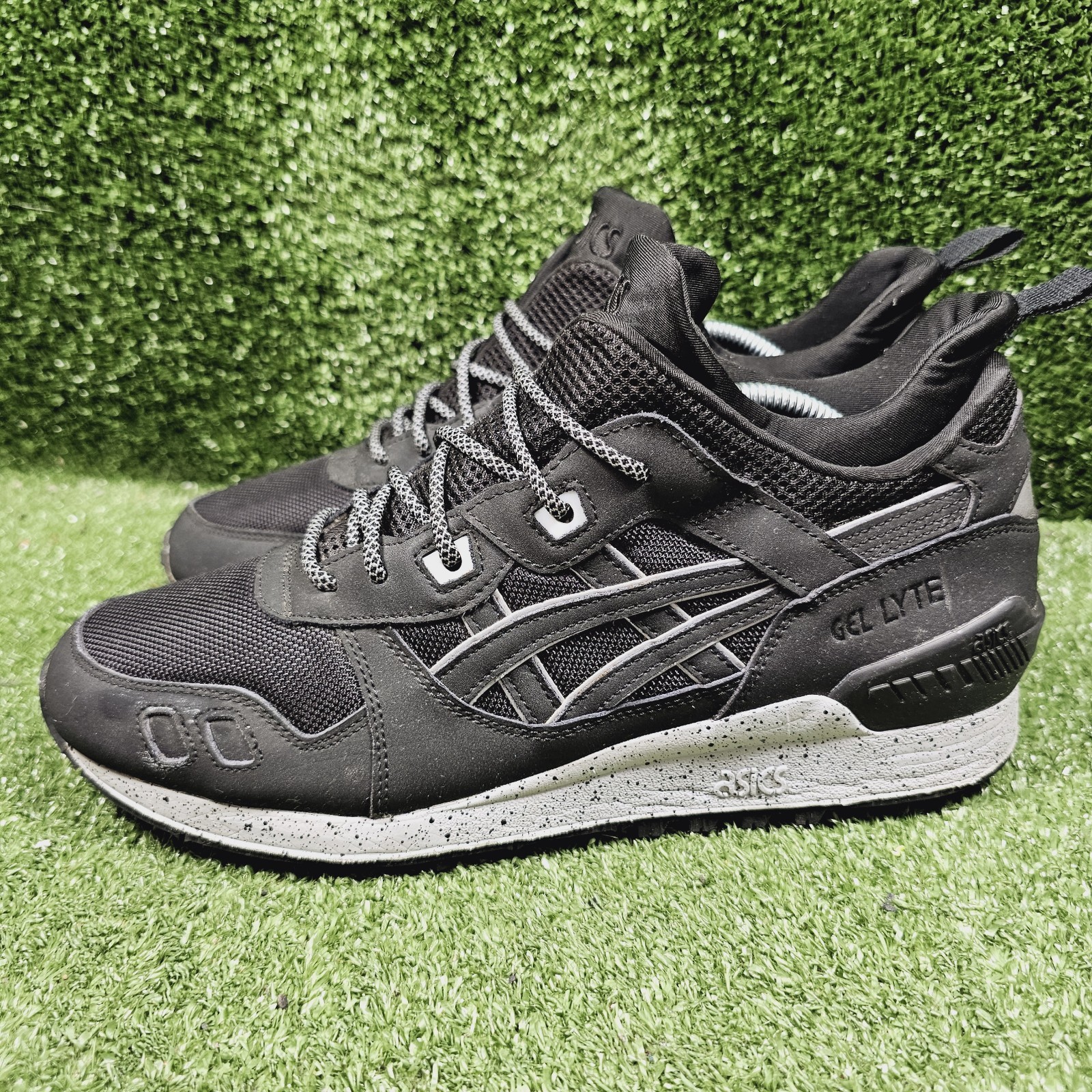 Asics Gel Lyte MT Black Grey Athletic Sneakers H6K1L-9090 Mens Size 10.5