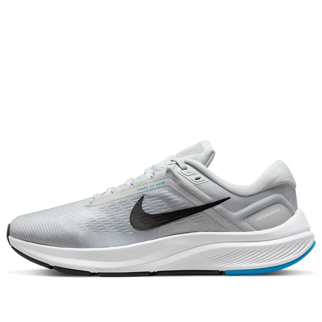 Nike Air Zoom Structure 24 Pure Platinum Black Men’s Running DA8535-004
