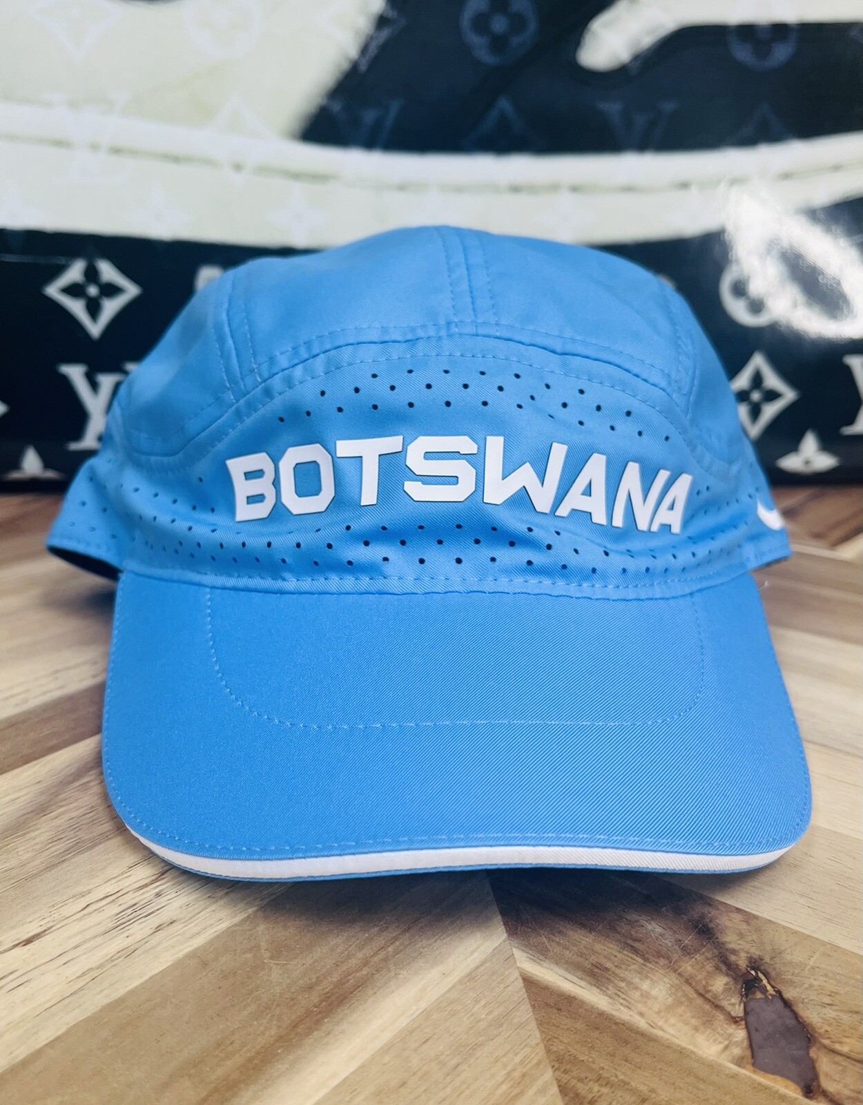Nike “Botswana” Aerobill Tailwind Athlete Issued Cap (CT0775-412) Blue
