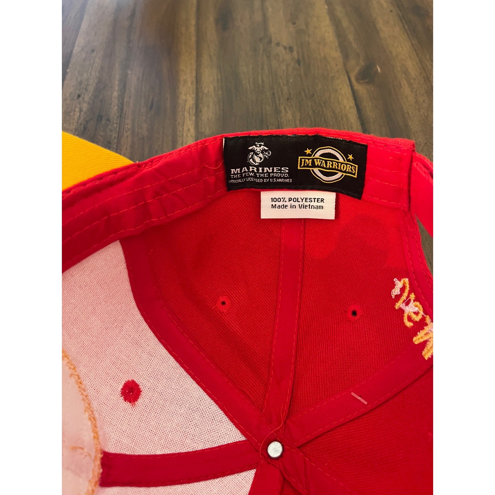 USMC Marine Corps Marines The Few The Proud Red Adjustable Baseball Hat