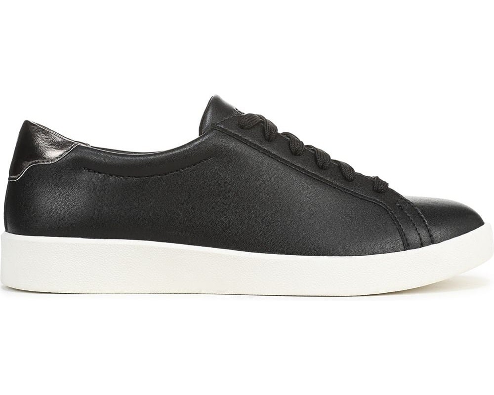 Vionic Women’s Black Leather Estelle Sneakers NW/OB 8.5M