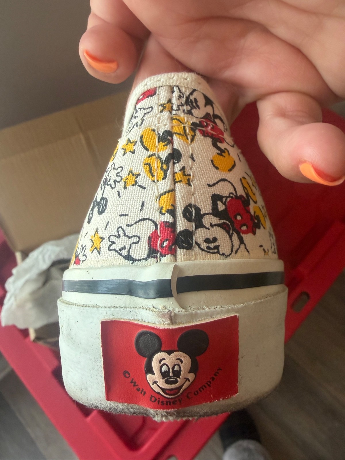 RARE 1980 Vintage Mickymouse Vans X Disney Vans Made USA