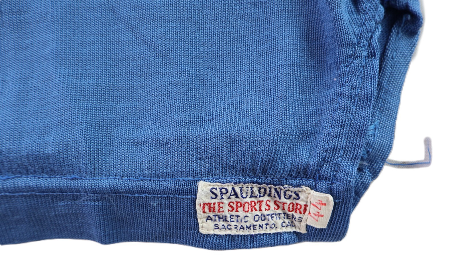Vintage 50s 60s 2XL XXL Spalding Spaulding USA Striped Athletic Jersey Shirt