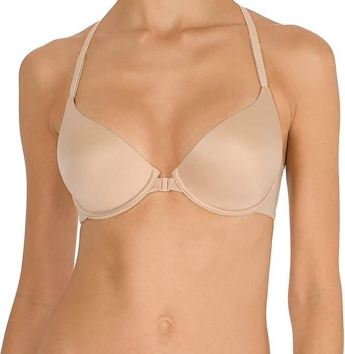 Emprella Everyday Comfortable Push Up Padded Bra T Back Wired Beige or Black