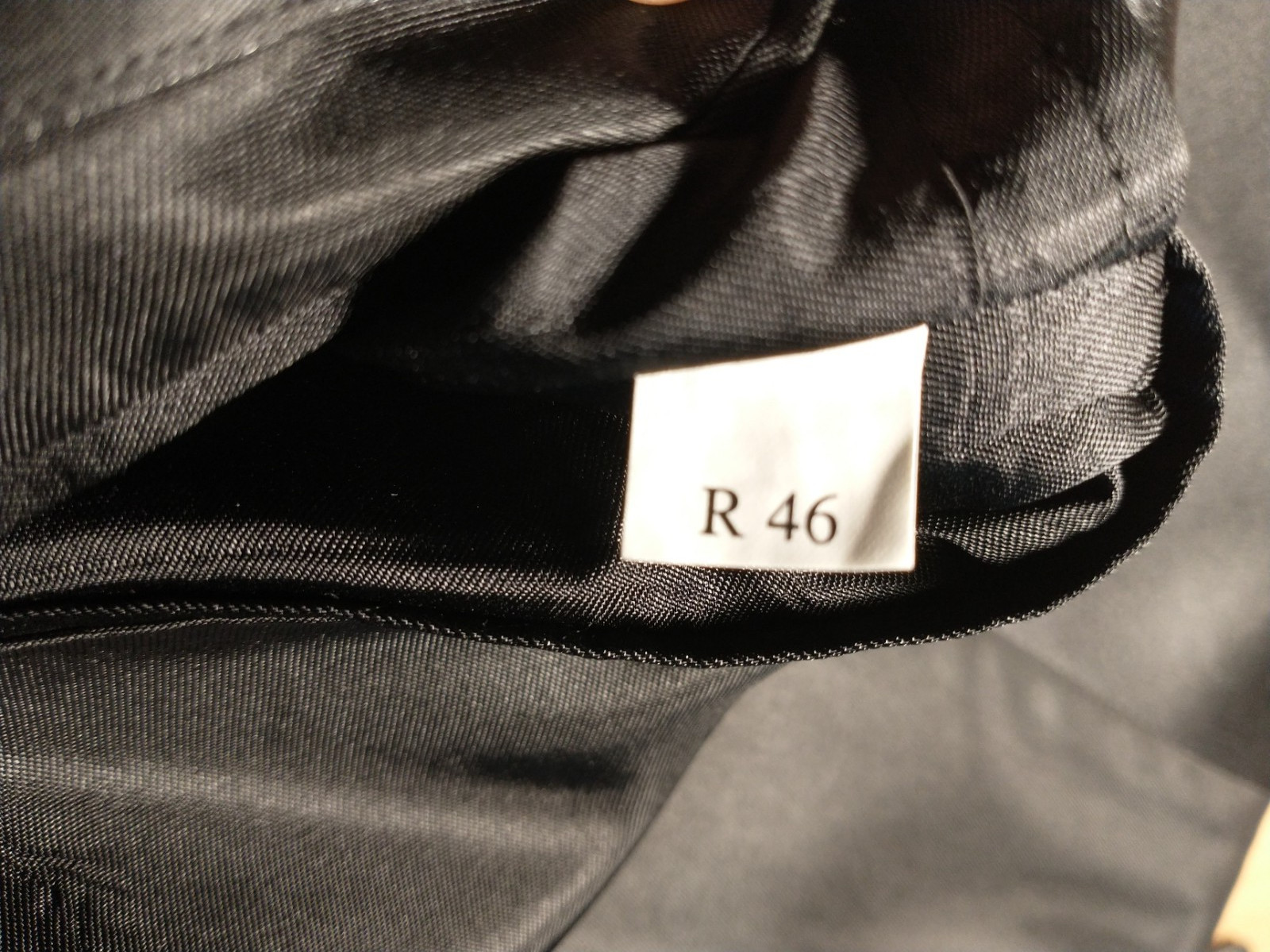 NWOT Jones New York Men Black 100% Wool Satin Detail 2 Button Tuxedo Blazer 46R