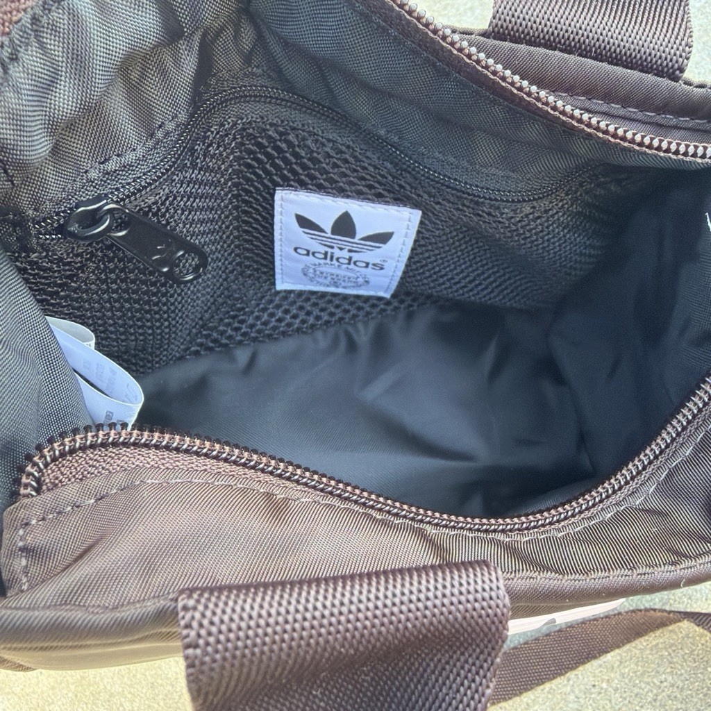 NWT adidas Originals Micro Mini Tote Bag – Aurora Coffee Brown Sandy Pink JL4075
