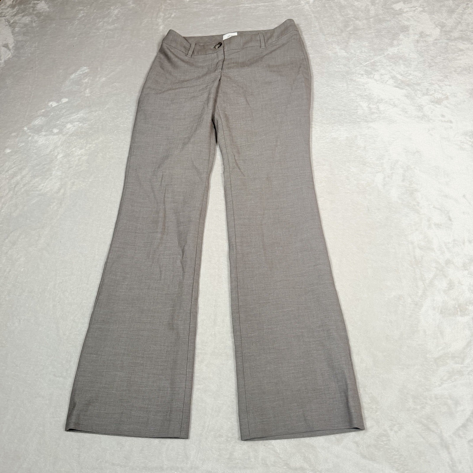 Wilfred Aritzia Pants Womens 4 Gray The Effortless Pleated High Rise Wide Leg