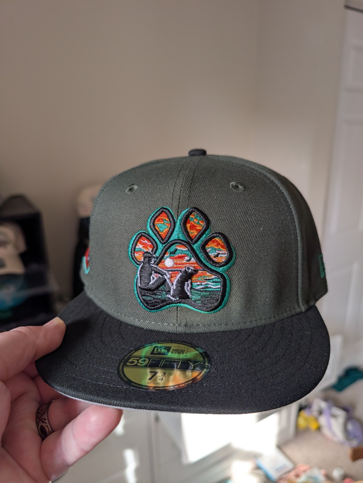 The Clink Room Just Paws “Clink Classics” New Era Fitted Hat Size 7 3/4