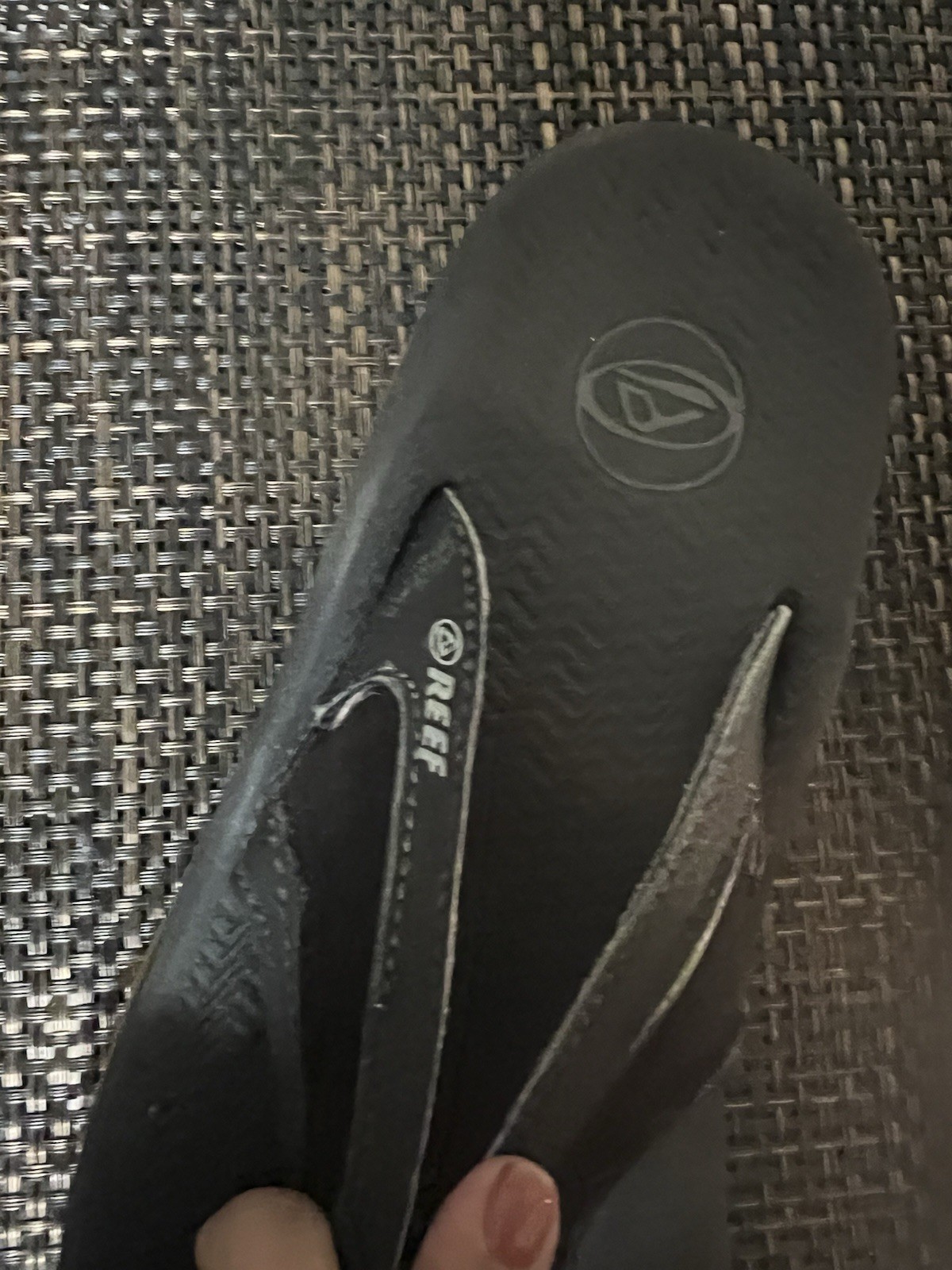 Reef Men’s Black Thong Sandals US 10 EU 43 Synthetic Upper/Outsole