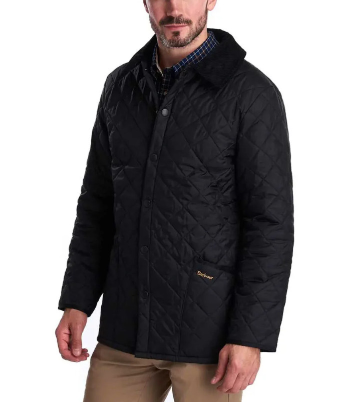Barbour Heritage Liddesdale Quilted Jacket MSRP $ 260 in Black