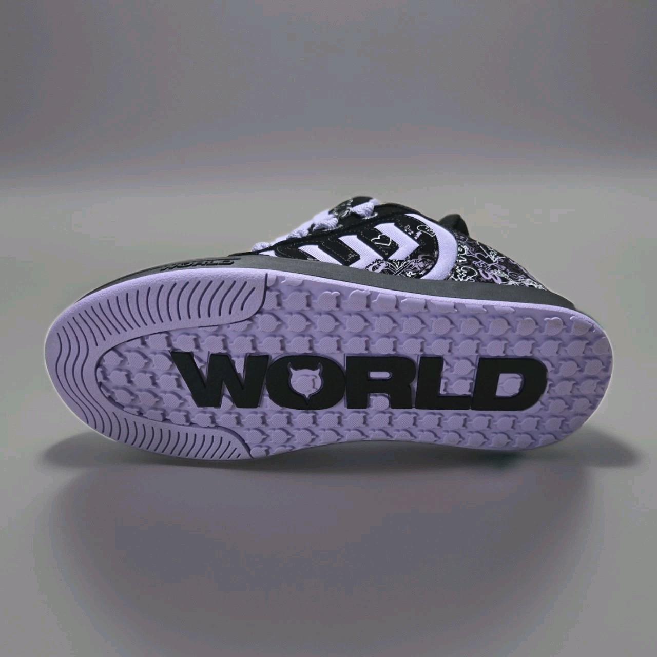 Women’s World Industries Sphere Skate Shoes – Black/Purple